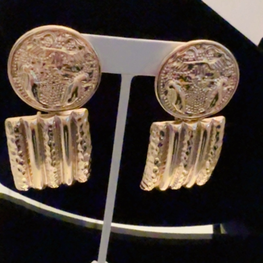 Gold Statement Earrings